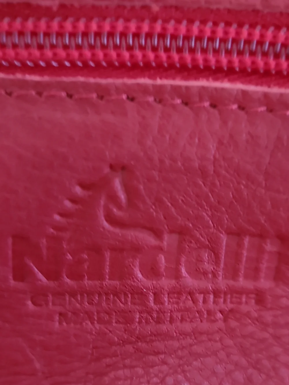 Nardelli Red Leather Tassel Hobo Shoulder Slough Bag. Medium. Boho Indie Sleaze.